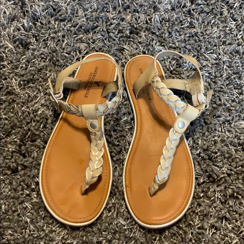 American Eagle Buckle Sandals